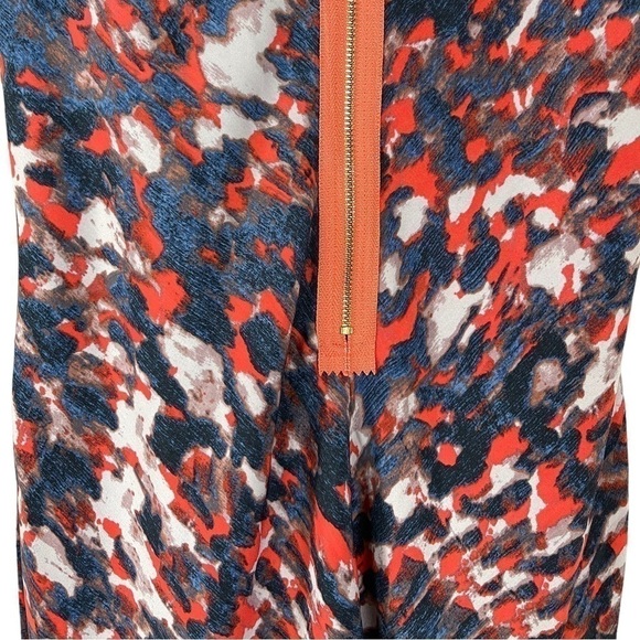 Rachel Rachel Roy V- Neck Sleeveless Lined Multicolored Multiprint Dress S - Picture 11 of 16